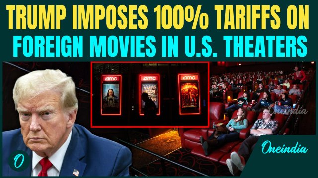 Trump Slaps 100% Tariff on Foreign Movies |Bollywood & Hollywood in CHAOS as Ticket Prices Skyrocket