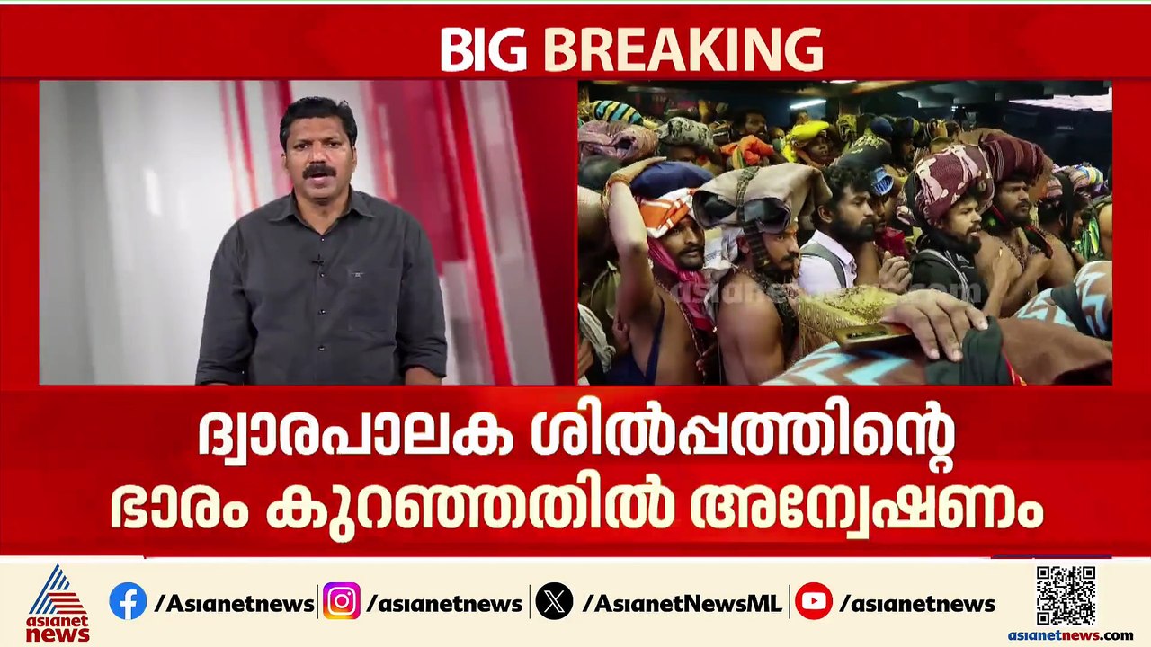 ഉണ്ണികൃഷ്ണൻ പോറ്റിയെ വീണ്ടും ചേദ്യം ചെയ്യാൻ ദേവ...
