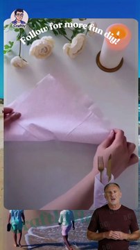 Easy Dining Table Décor 🍴✨ 💡 Discover creative napkin folding and dining table ideas to impress your guests with minimal effort! Perfect for family dinners, parties, or any special occasion. Credit: @_homeblogstory Tags: Reacts | DIY videos | crafts