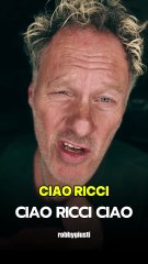 Robby Giusti - "CIAO RICCI CIAO" Ho dedicato una canzone al quel simpaticone di Ricci.(29.09.25)