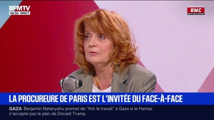 "Les réactions haineuses sont une faillite de l'esprit critique": Laure Beccuau, procureure de Paris, réagit aux menaces qui visent des magistrats après la condamnation de Nicolas Sarkozy