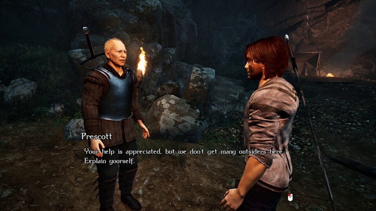 Alpha Gameplay aus Asterfel gibt einen ersten Einblick in die Dialoge im Stil von Gothic