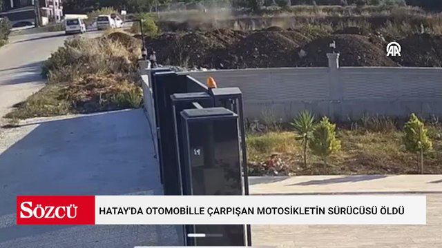 Hatay'da otomobille çarpışan motosikletin sürücüsü öldü