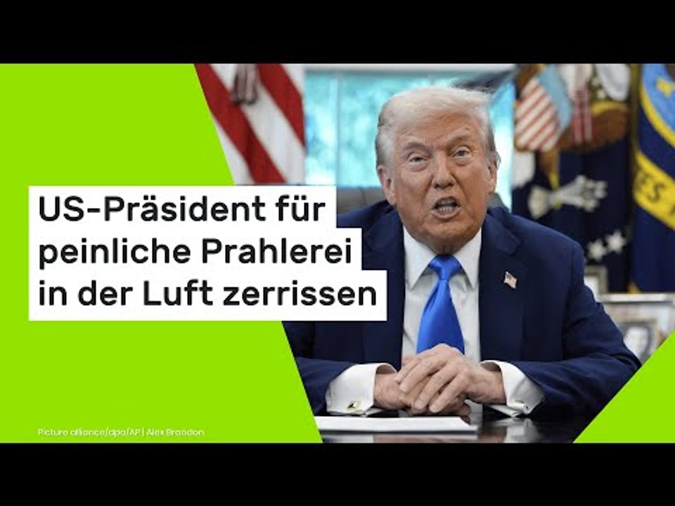 Donald Trump im Gold-Rausch: 'Besessener' US-Präsident für peinliche Prahlerei in der Luft zerrissen