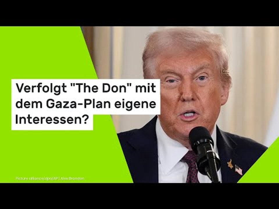 Verfolgt 'The Don' mit dem Gaza-Plan eigene Interessen?