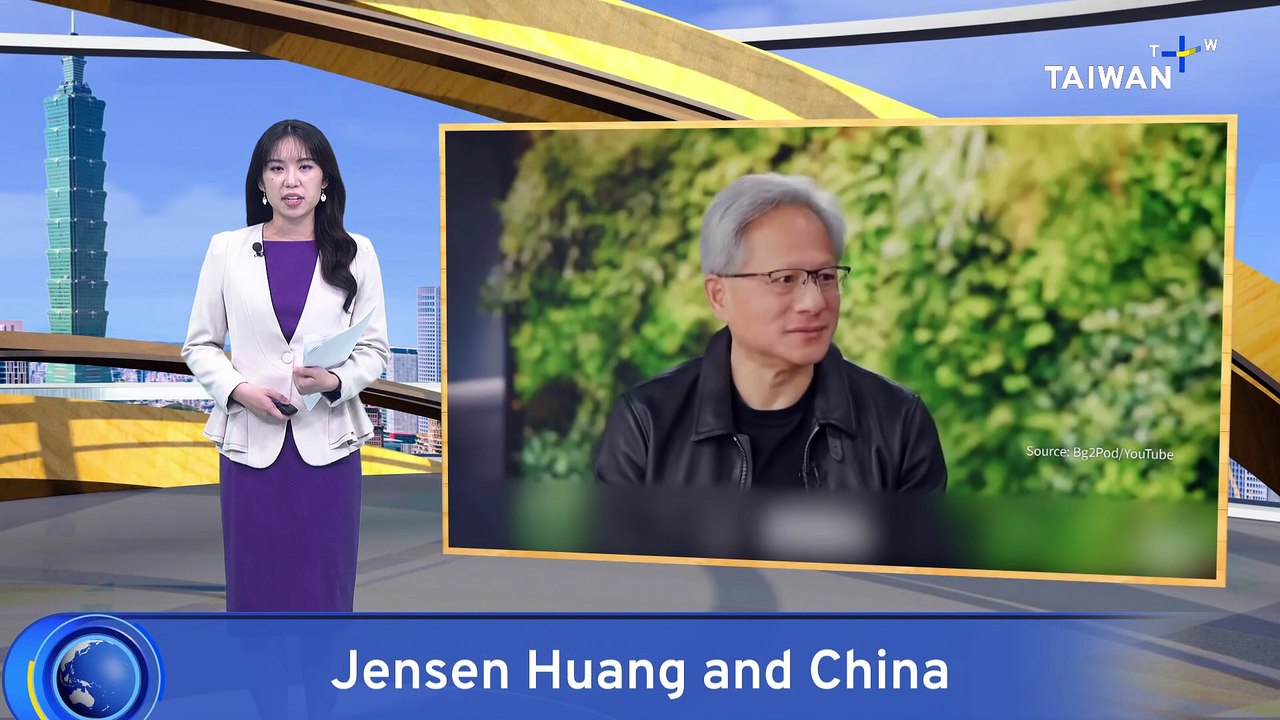 Nvidia's Jensen Huang Says China Hawks Wear 'Badge of Shame'