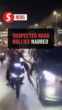 Cops nab nine in probe into driver harassed by motorcyclists