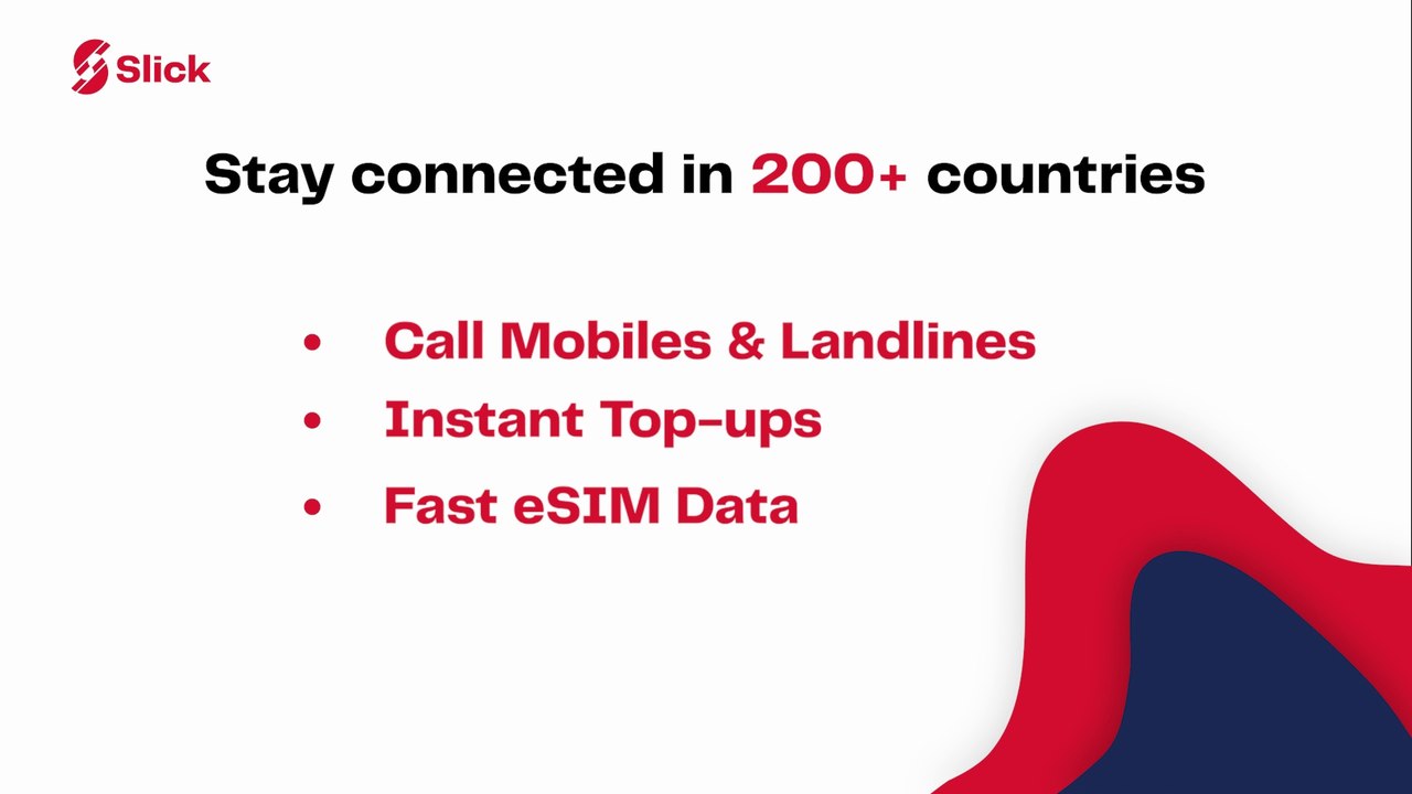 Travel Worry-Free 🌍 | One App for eSIM, International Calls & Mobile Top-Ups