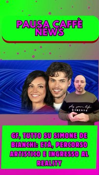 GF, tutto su Simone De Bianchi età, percorso artistico e ingresso al reality