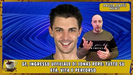 GF, ingresso ufficiale di Jonas Pepe tutto su età, vita e percorso