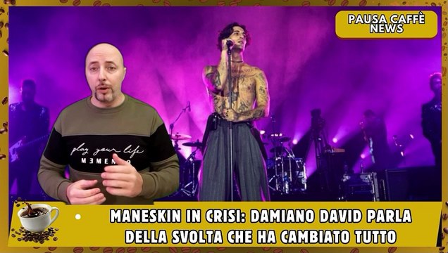 Maneskin in crisi Damiano David parla della svolta che ha cambiato tutto