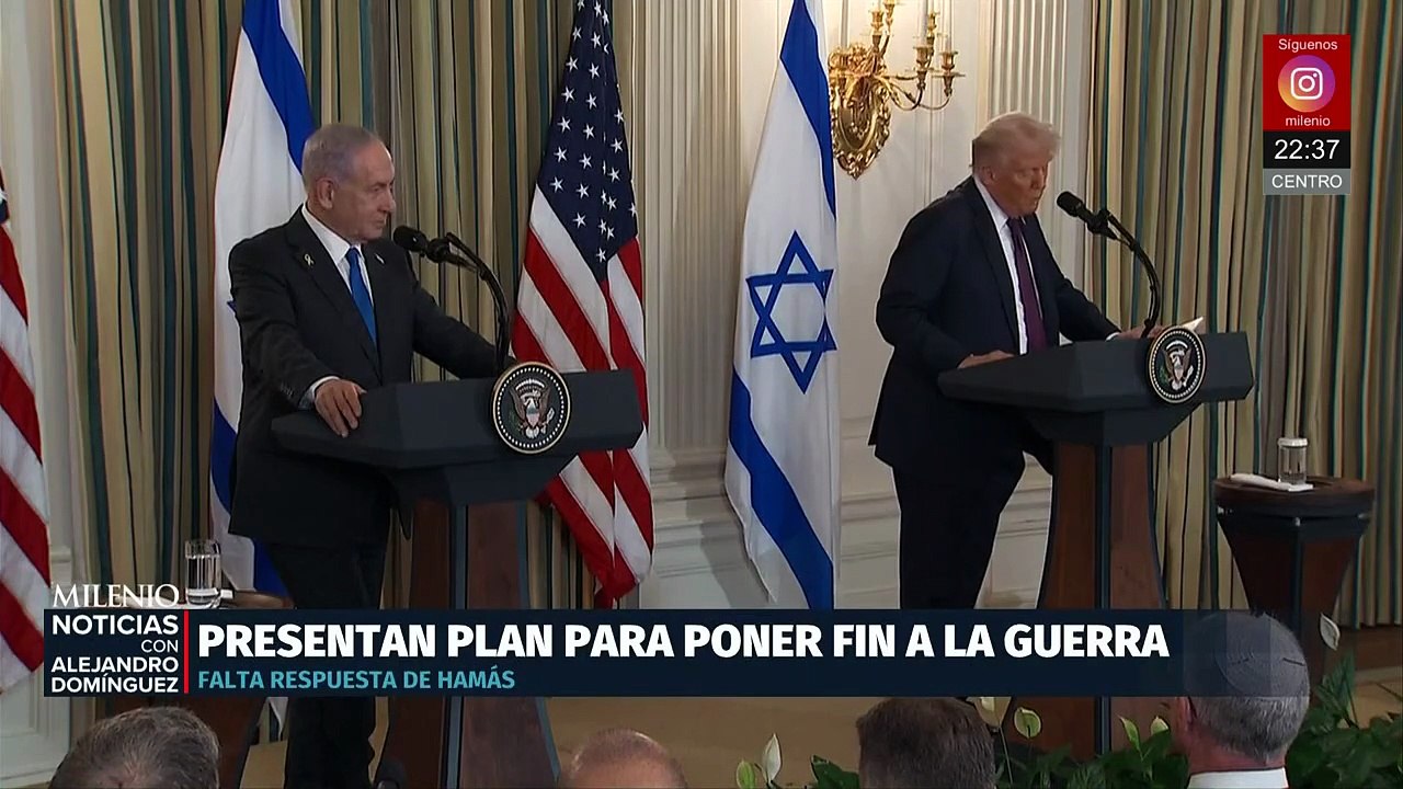 ONU reporta genocidio en Gaza mientras se presenta plan de Trump y Netanyahu