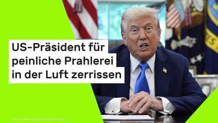 Donald Trump im Gold-Rausch: "Besessener" US-Präsident für peinliche Prahlerei in der Luft zerrissen