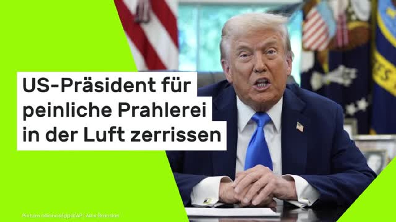 Donald Trump im Gold-Rausch: 'Besessener' US-Präsident für peinliche Prahlerei in der Luft zerrissen