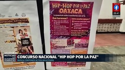 Concurso Nacional de Hip Hop por la Paz en Oaxaca para jóvenes cantautores