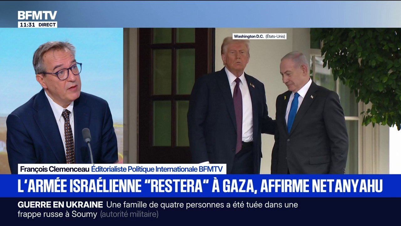 Guerre entre Israël et le Hamas: Benjamin Netanyahu assure que l'armée israélienne "restera" à Gaza