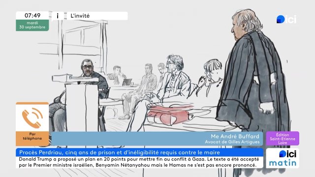 Procès Perdriau : l'avocat de Gilles Artigues, la victime, revient sur les réquisitions contre le maire de Saint-Étienne
