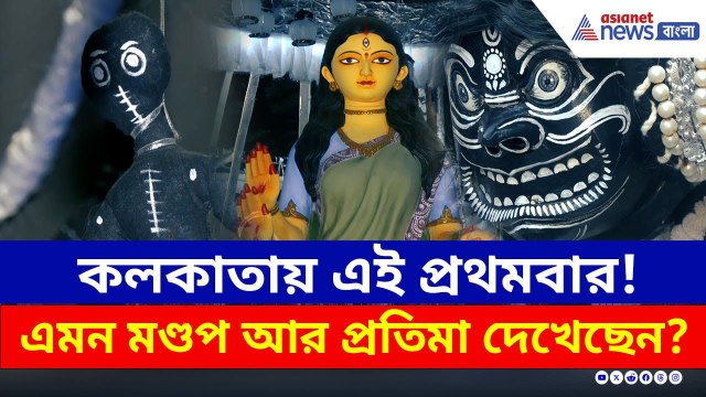 ভয়, শান্তি ও আনন্দের মেলবন্ধন - 'আভাস' থিমে বিশেষ প্যান্ডেল কলকাতায় | Durga Puja 2025 kolkata