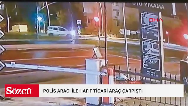 Büyükçekmece'de polis aracıyla hafif ticari araç çarpıştı: 1 ölü, 2' si polis 4 yaralı