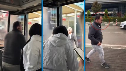 Yolcularla tartışan şoför otobüsten inip sigara içti, araçtakiler onu bekledi!