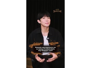 Sang'gre: SB19 Justin, kumusta ang experience sa taping? (Online Exclusive)