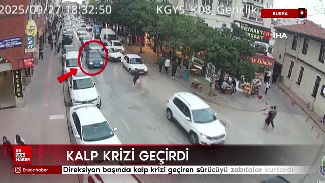 Bursa'da direksiyon başında kalp krizi geçirdi