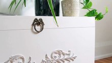 Thrifted Blanket Box Makeover