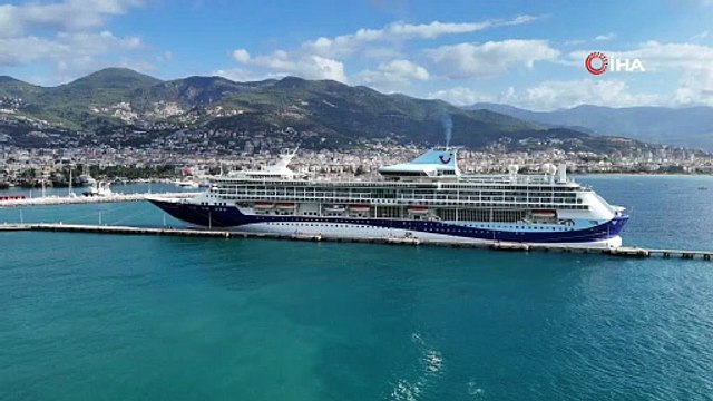 Alanya Limanı, yılın ilk 9 ayında 14 kruvaziyer gemisini ağırladı