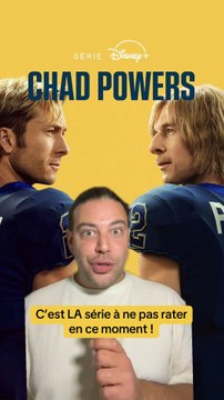 Aujourd’hui on regarde la comédie Chad Powers qui est une série dispo sur Disney+ avec Glen Powell