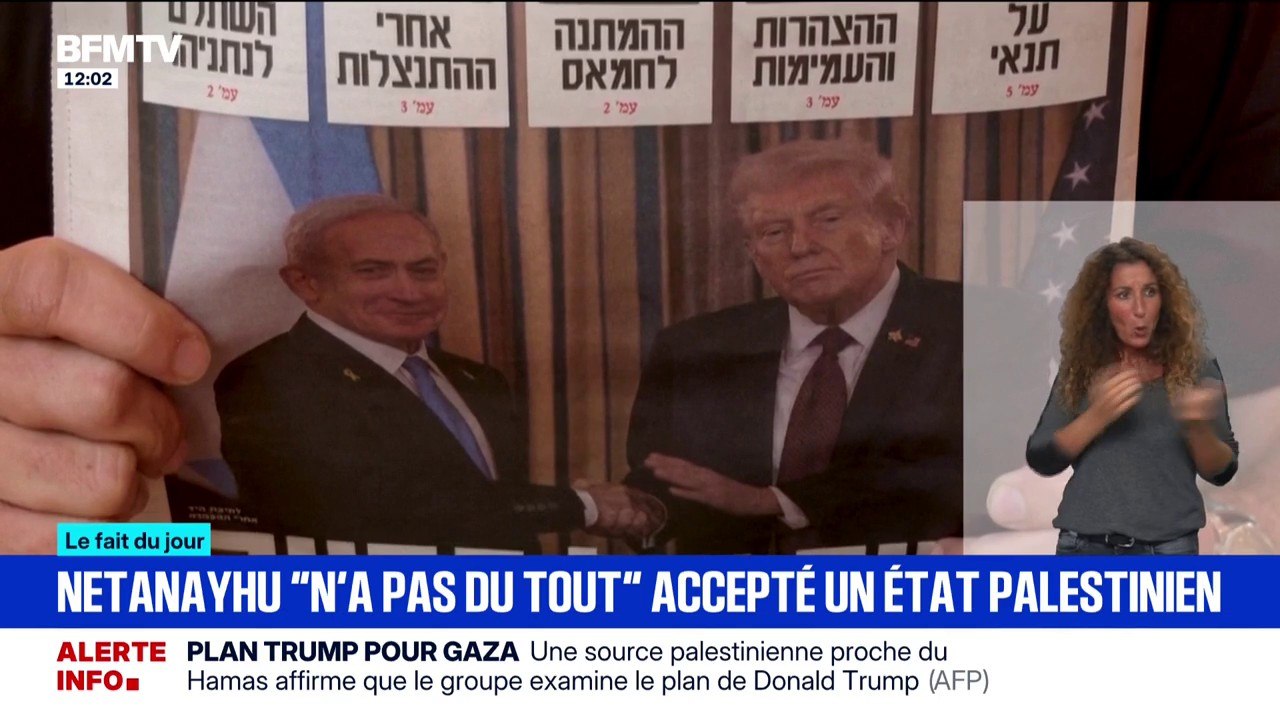 Guerre entre Israël et le Hamas: comment est perçu le plan de paix de Donald Trump par les Israéliens et les Palestiniens