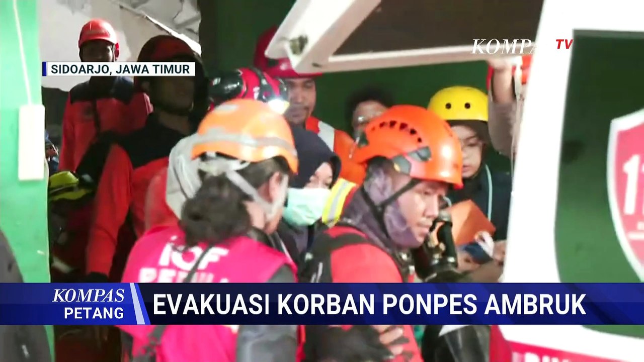 TerkinI! Evakuasi Korban Ponpes Al Khoziny Sidoarjo Ambruk, 38 Santri Masih Terjebak