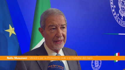 Musumeci "Isole minori belle ma fragili, Governo ha acceso riflettori"