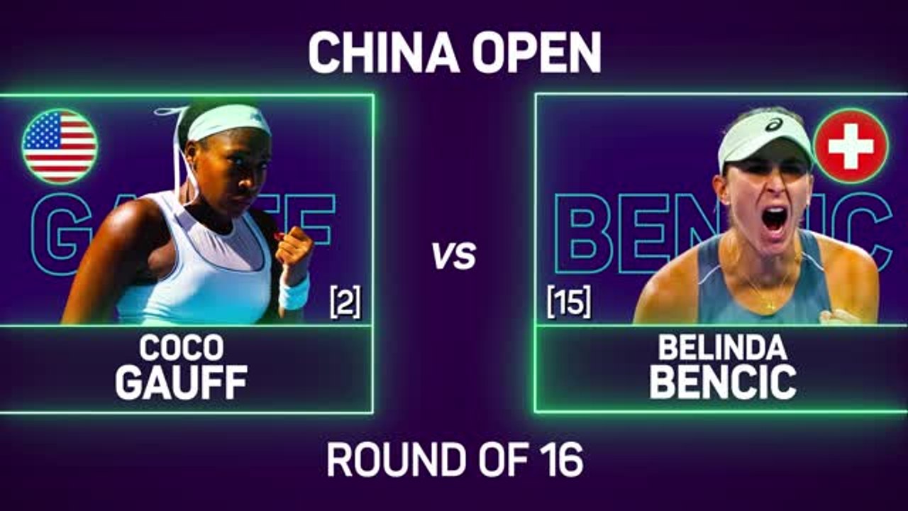 Gauff battles past early scare to reach China Open quarters