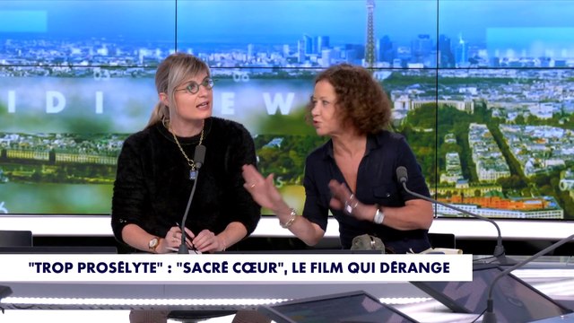 Vif débat entre Elisabeth Lévy et Ophélie Roque au sujet d'affiches montrant une femme voilée