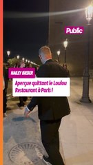 Hailey Bieber aperçue quittant le Loulou Restaurant à Paris !