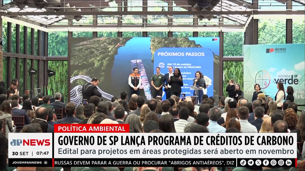 Governo de SP lança programa para gerar créditos de carbono em unidades de conservação
