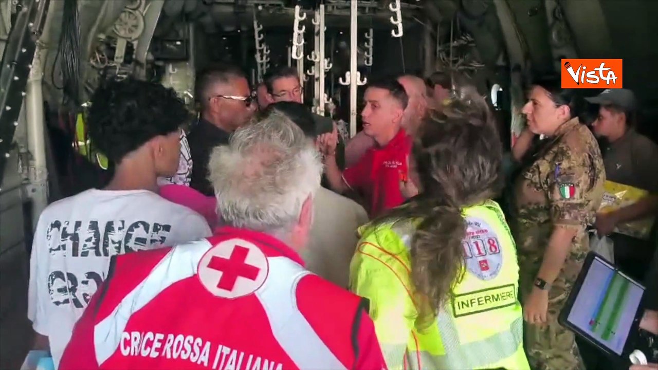Sette bambini da Gaza arrivati in Italia per ricevere cure