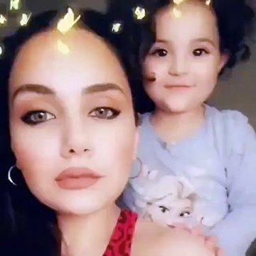فيديو.. ابنة هيفاء وهبي تتمايل مع ابنتها على أغنية شيرين