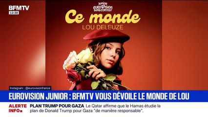 Eurovision junior: Lou Deleuze, 11 ans, représentera la France avec un morceau intitulé "Ce monde"