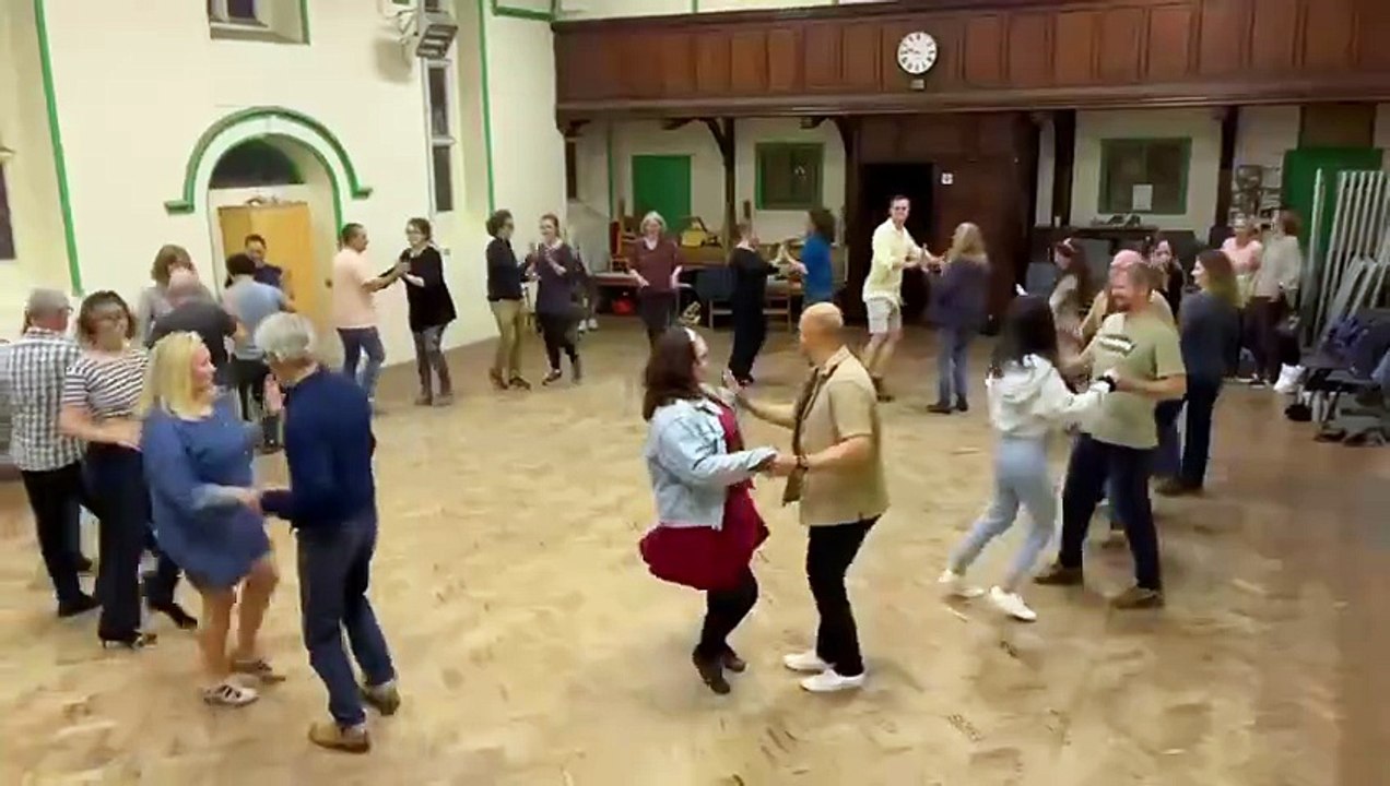 Aberystwyth residents enjoyed a free salsa session to give them a taste of what classes are like