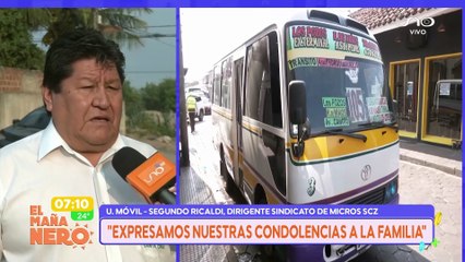 ¿Qué dice el sindicato de micros de Santa Cruz tras el atropello y muerte de una abuelita