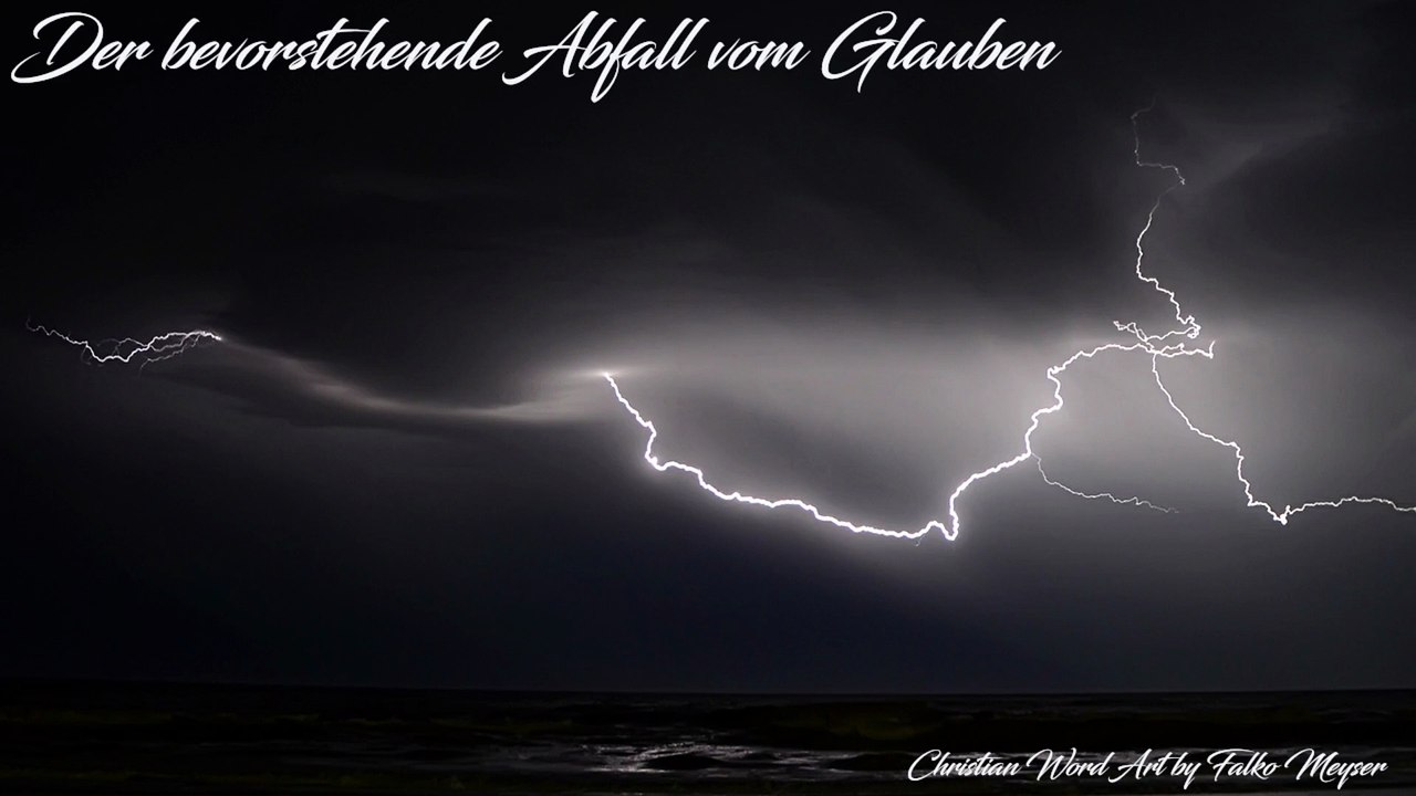 Der bevorstehende Abfall vom Glauben