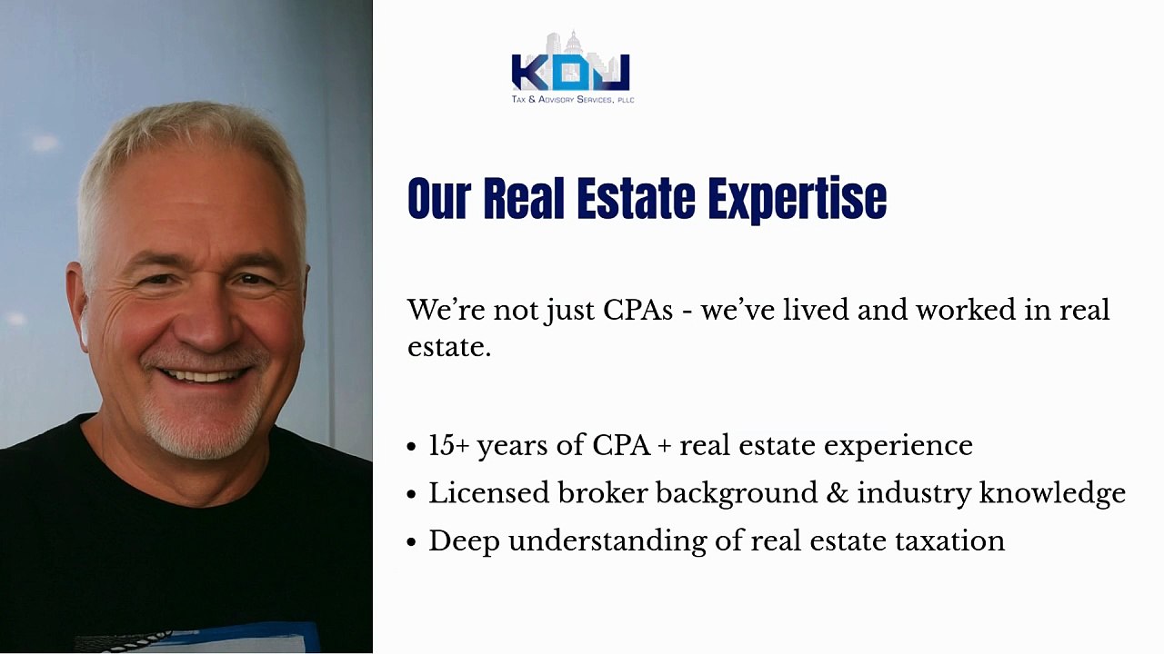 Accountant for Real Estate Investors | KDJ Tax & Advisory Services