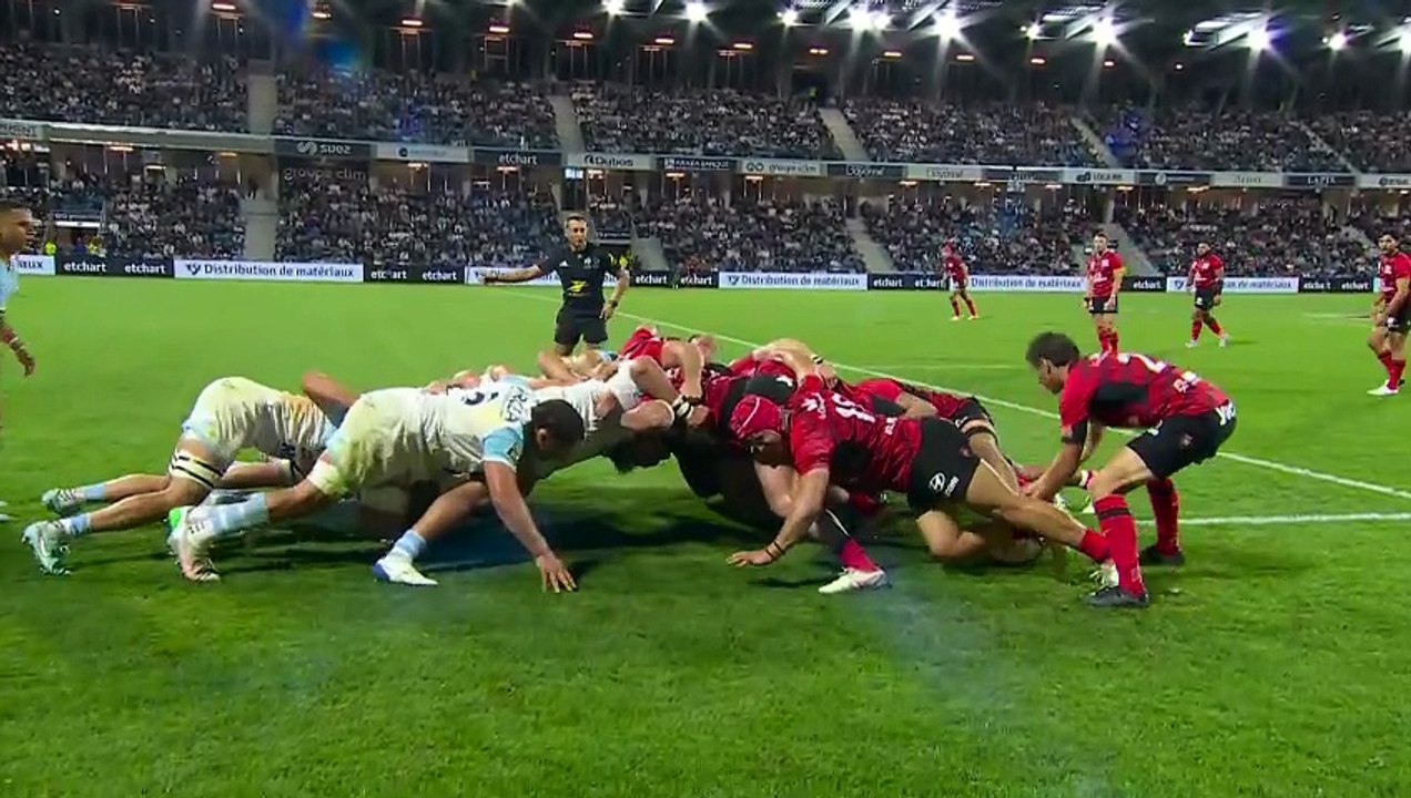 TOP 14 - Essai de Baptiste SERIN (RCT) - Aviron Bayonnais - RC Toulon