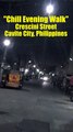 Chill Evening Walk Along Crescini Street in Cavite City, Philippines