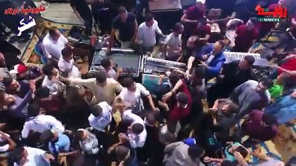 بالفيديو: انهيار المسرح تحت الفرقة الموسيقية