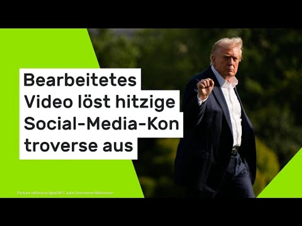 Bearbeitetes Video löst hitzige Social-Media-Kontroverse aus