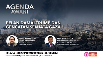 Agenda AWANI: Pelan damai Trump dan gencatan senjata Gaza