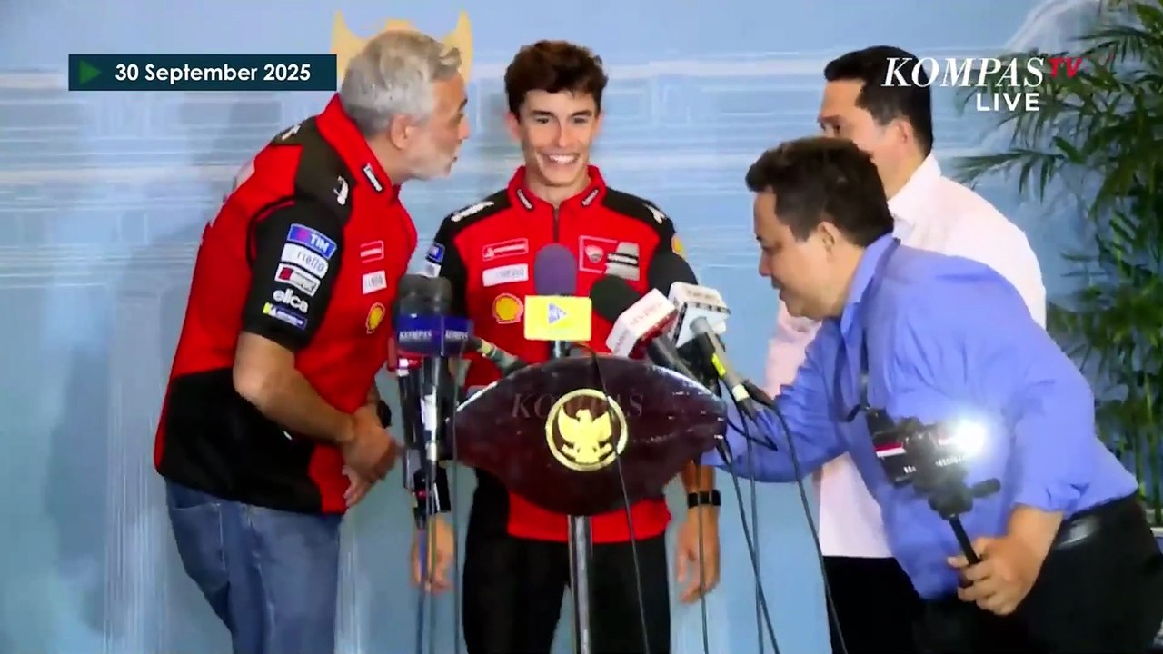 [FULL] Kata Marc Marquez usai Ketemu Presiden Prabowo di Istana Merdeka