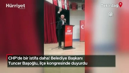 CHP Hayrabolu Belediye Başkanı Tuncer Başoğlu, ilçe kongresinde duyurdu